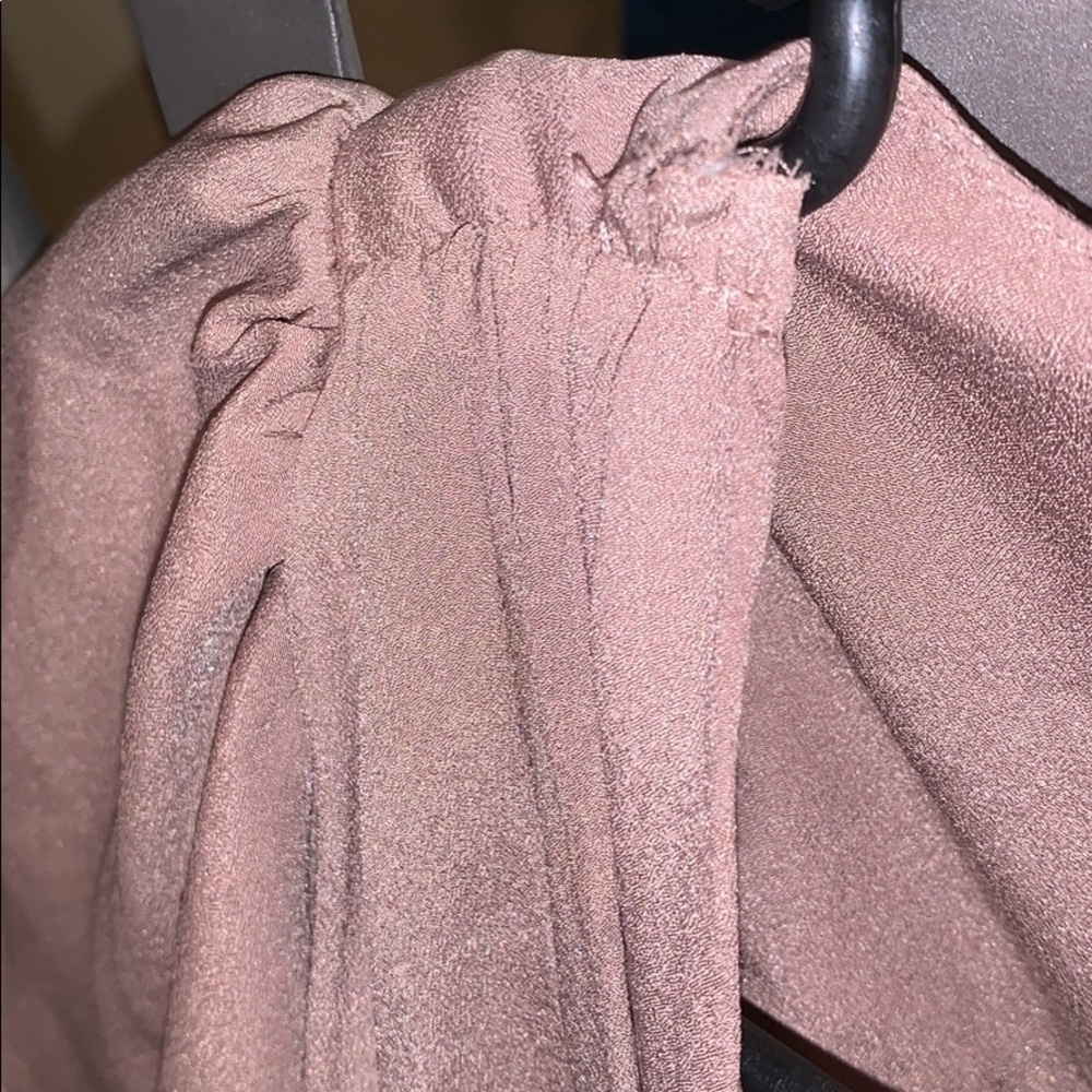 Tan Ruffles Dress - Picture 2 of 3